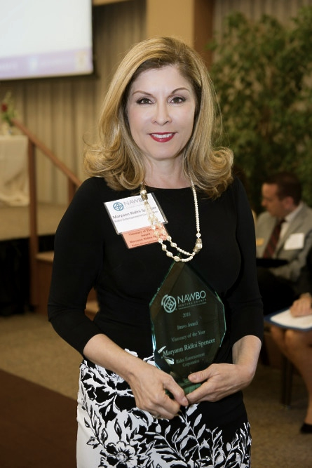 Named "Visionary of the Year" by NAWBO (2016)